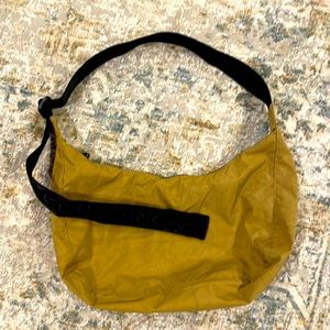 Baggy medium nylon bag in beige